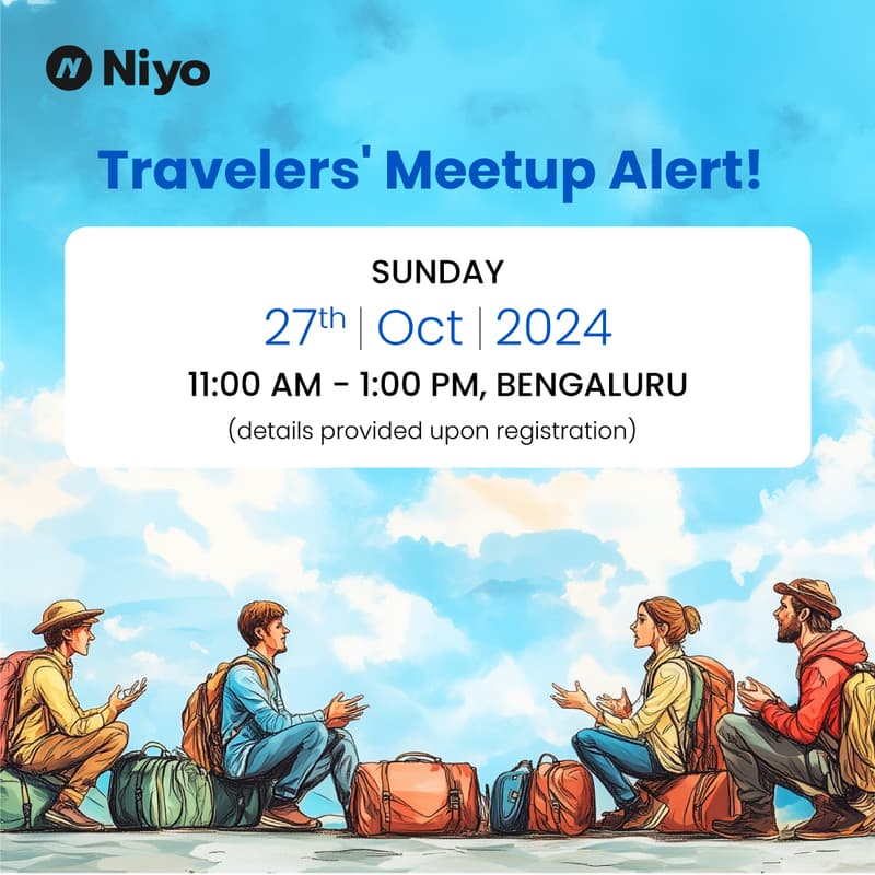 Cover Image for 🌟 TRAVELERS' MEETUP BY NIYO COMMUNITY 🌟