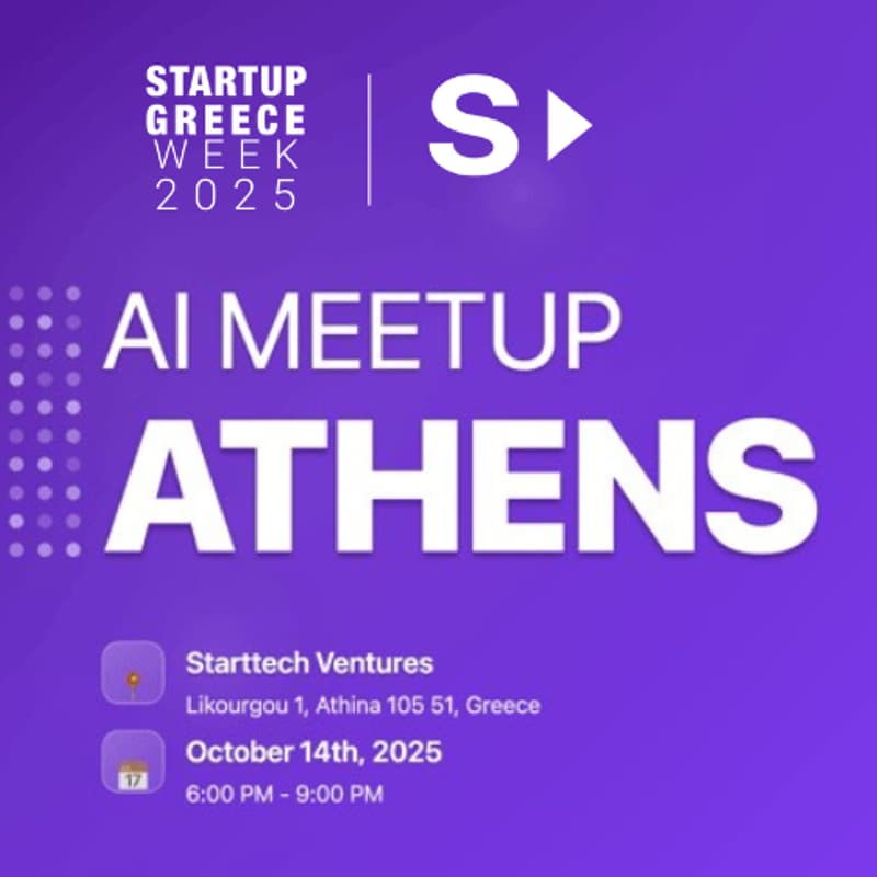 Cover Image for Startup Greece Week 2025 - Practical AI  Meetup - Starttech Ventures