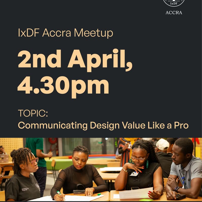 Cover Image for IxDF Q1 Meet-up