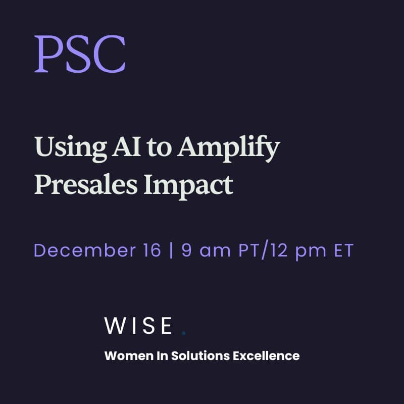 Cover Image for Using AI to Amplify Presales Impact