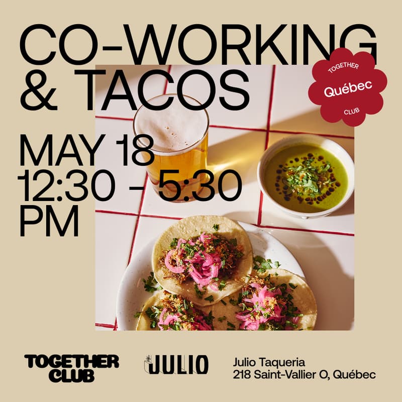 Cover Image for Co-working & Tacos — Julio Taqueria 🌮👩🏽‍💻