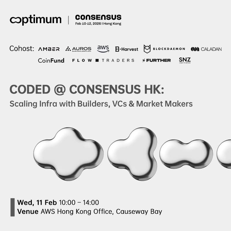 Cover Image for Coded @ Consensus HK: Scaling Infra with Builders, VCs & Market Makers