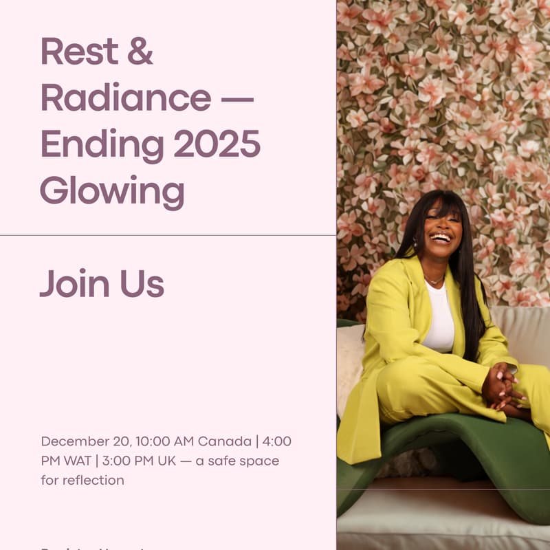 Cover Image for Rest & Radiance - Ending 2025 Glowing