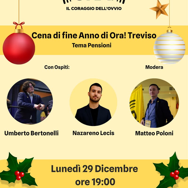 Cover Image for ORA!-Treviso: Cena di fine anno