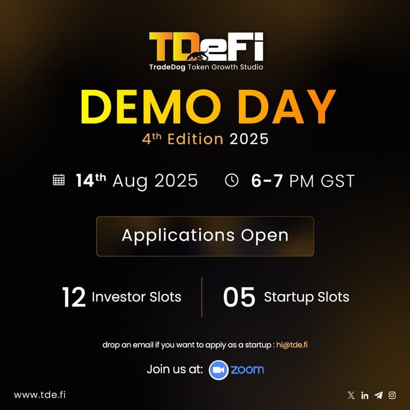Cover Image for TDeFi Demo Day