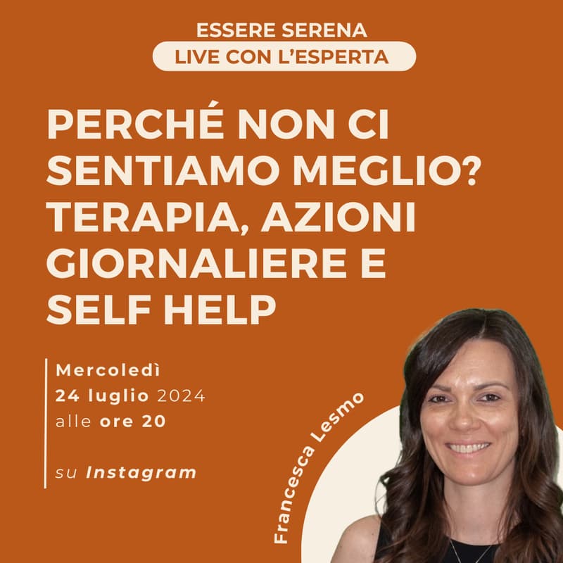 Cover Image for 🧠 Essere Serena Community - Live con l'esperta
