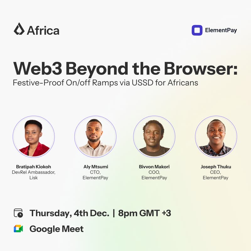 Cover Image for Web3 Beyond the Browser: Festive-Proof On/off Ramps via USSD for Africans