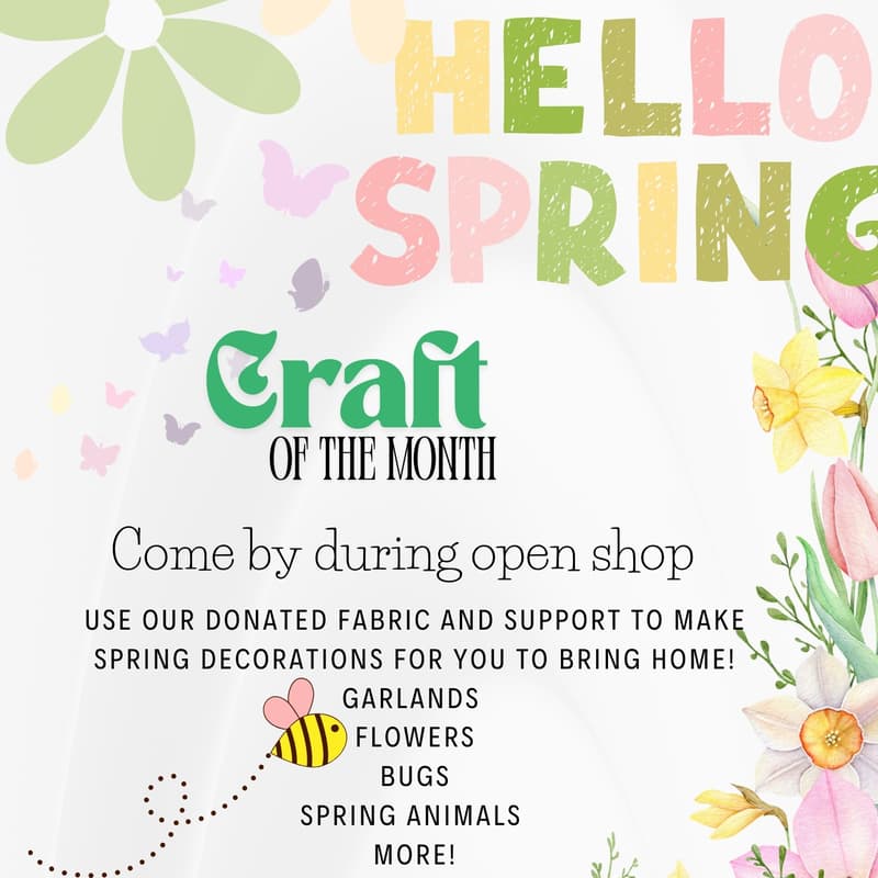 Cover Image for Open Shop Thursdays & **Spring Crafting**
