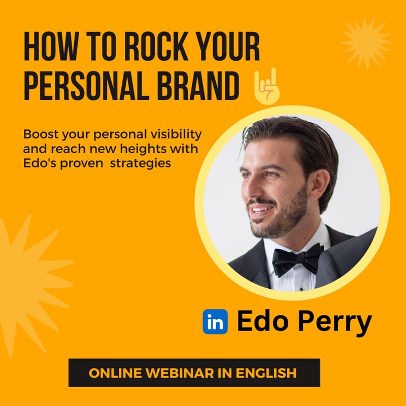 Cover Image for How to Rock🤘Your Personal Brand Online w/ Edo Perry