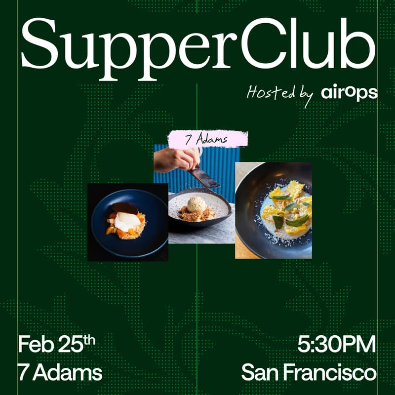 Cover Image for Marketing SF Supper Club with AirOps