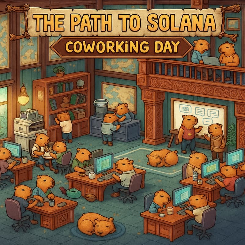 Cover Image for The Path to Solana: Open Coworking Friday @SOLxAR