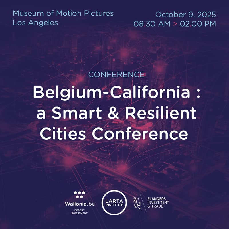 Cover Image for Belgium-California: a Smart & Resilient Cities Conference