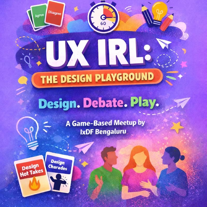 Cover Image for IxDF Bengaluru Presents: Design Mixer : Game-Based Networking for Designers