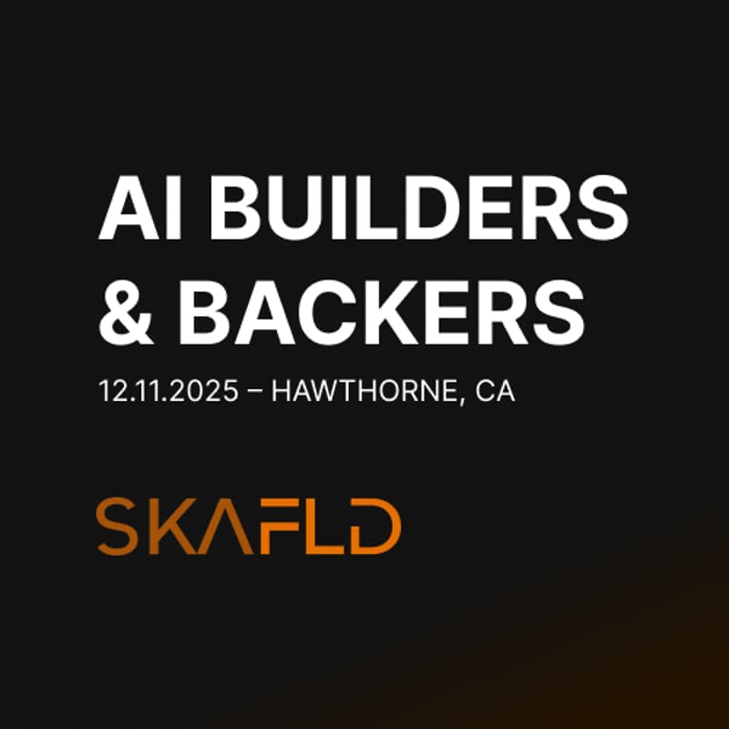 Cover Image for AI Builders & Backers: TNF Happy Hour w/ SKAFLD Studio