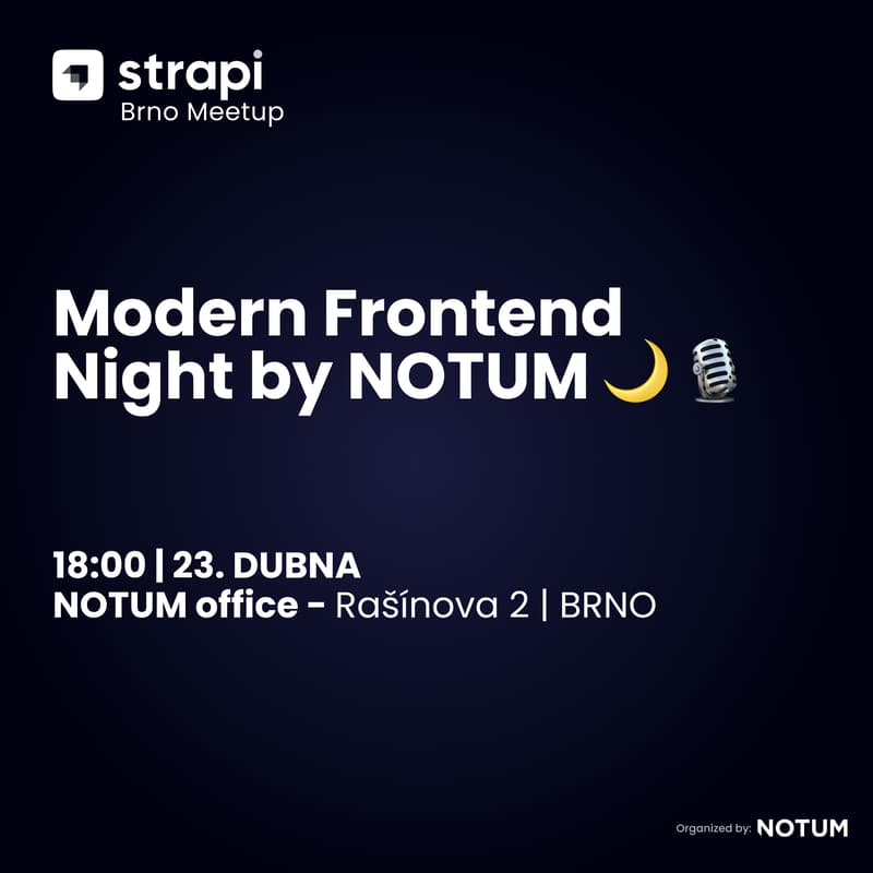 Cover Image for Modern Frontend Night by Notum: Next.js & Strapi