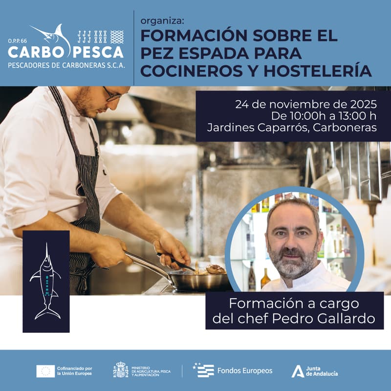 Cover Image for Formación sobre el pez espada para cocineros y hostelería