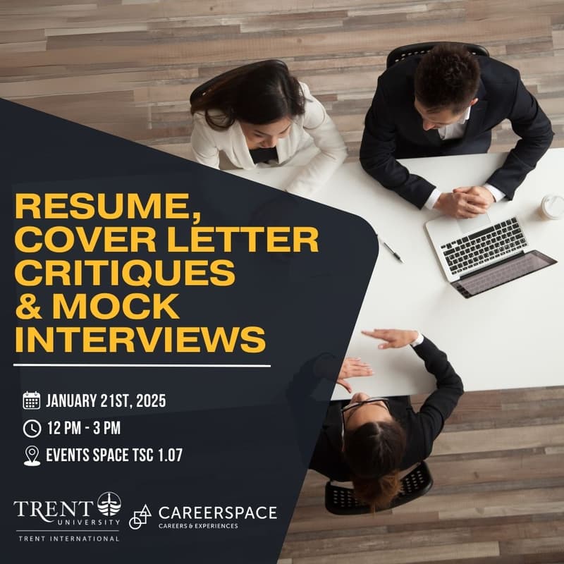 Cover Image for Resume, Cover Letter Critiques & Mock Interviews