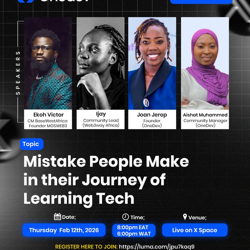 Cover Image for Mistakes people make in their tech journey (And how to fix it)