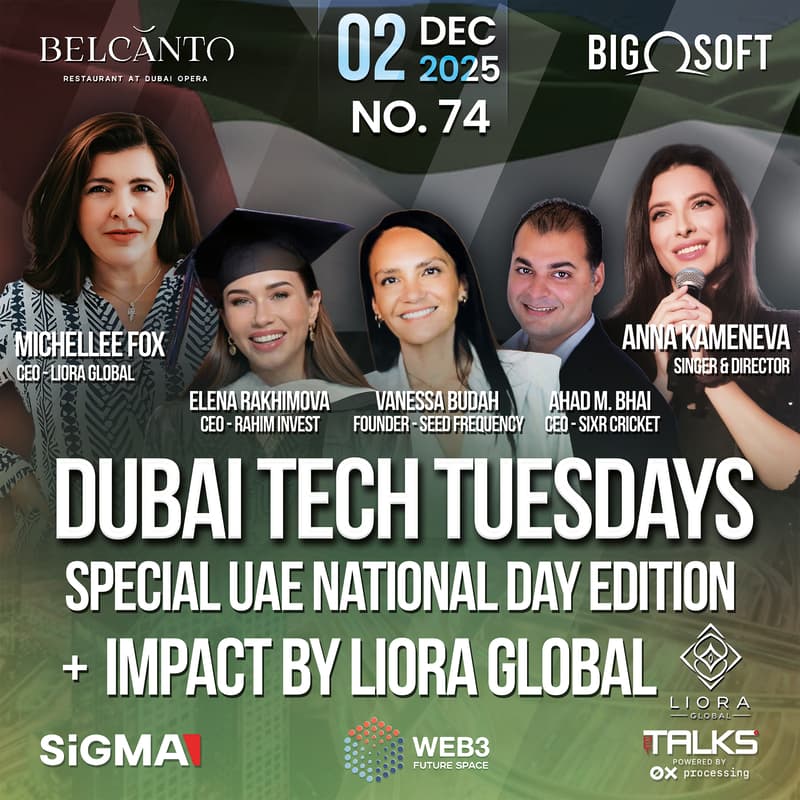 Cover Image for Dubai Tech Tuesdays No. 74 - Special UAE National Day Edition + Impact by Liora Global