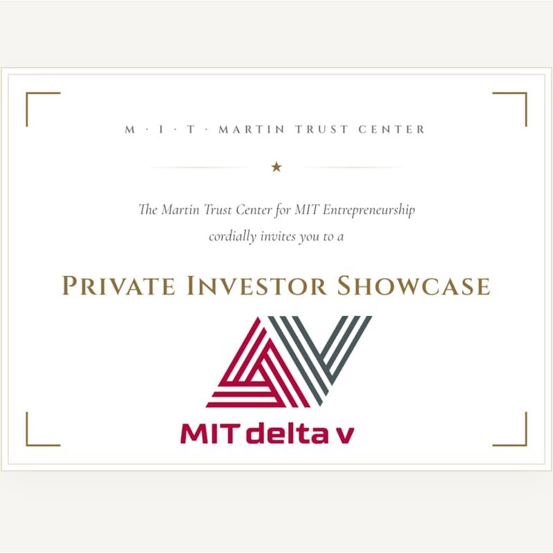 Cover Image for Private MIT delta v 2026 Investor Showcase + Plenary Session
