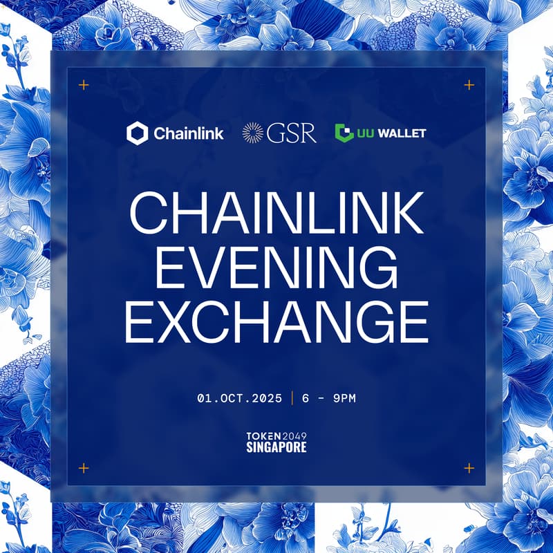 Cover Image for Chainlink Evening Exchange (hosted with GSR + UU Wallet)