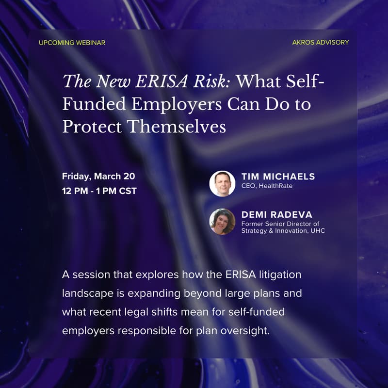 Cover Image for The New ERISA Risk: What Self-Funded Employers Can Do to Protect Themselves