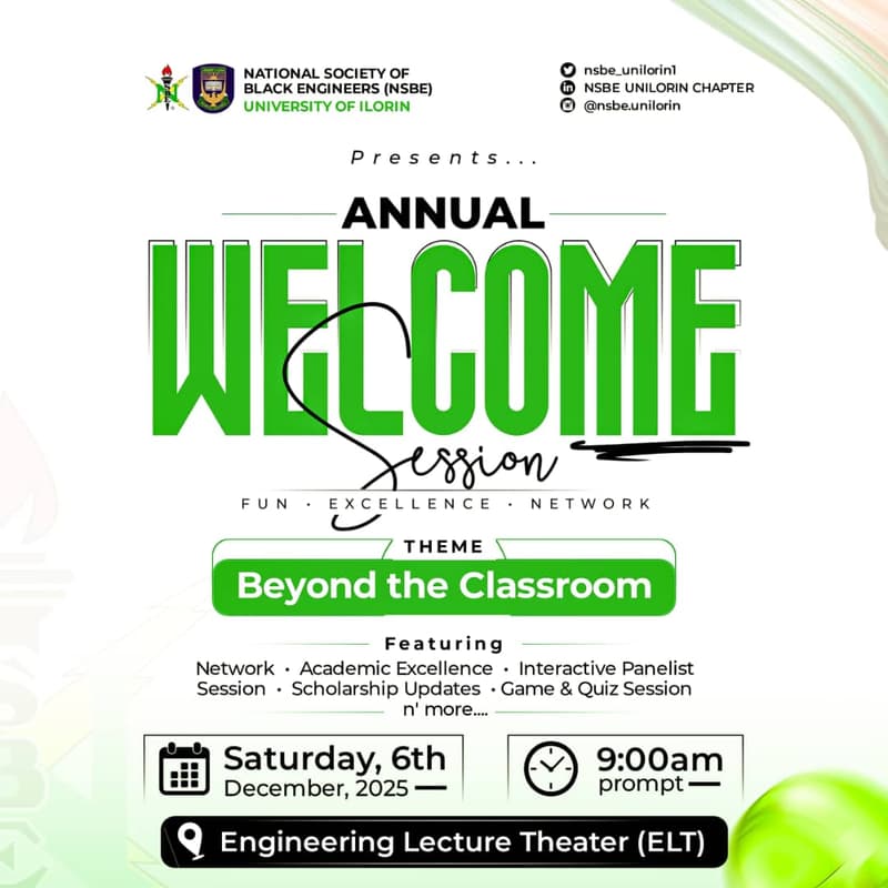 Cover Image for Welcome Session