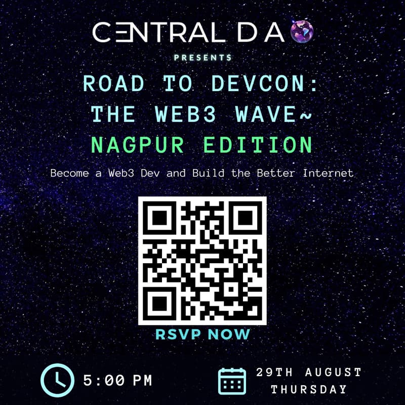 Cover Image for Road To Devcon: The Web3 Wave~ Nagpur Edition