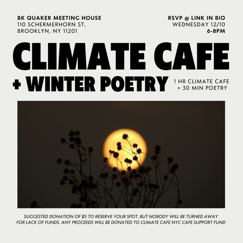 Cover Image for Climate Cafe & Winter Poetry