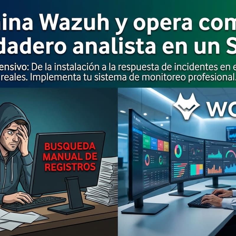 Cover Image for Wazuh desde Cero hasta Operación Completa (SOC N1)