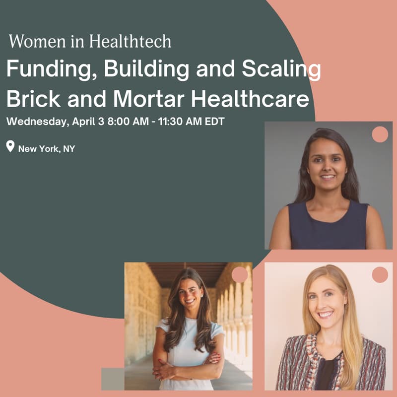 Cover Image for Panel: Funding, Building and Scaling Brick and Mortar Healthcare