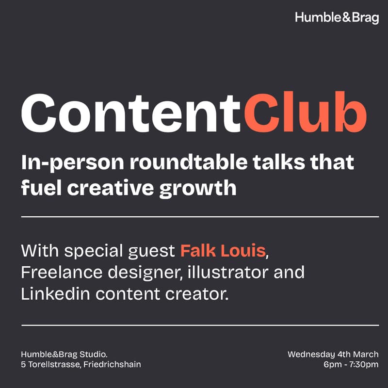 Cover Image for ContentClub Roundtable #2 - w. special guest Falk Louis