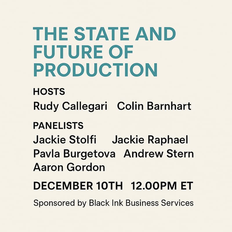 Cover Image for The State and Future of Production