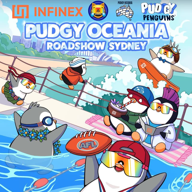 Cover Image for Infinex x Pudgy Penguins x MOG @ Aus Crypto Con, Sydney