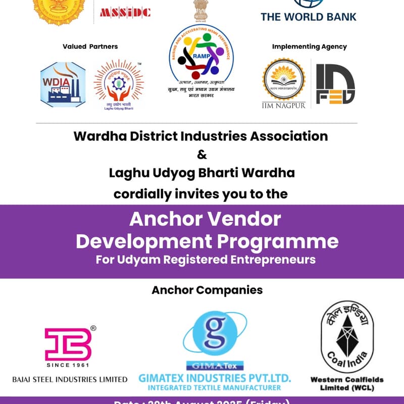 InFED-IIM Nagpur, Wardha District Industries Association & Laghu Udyog ...