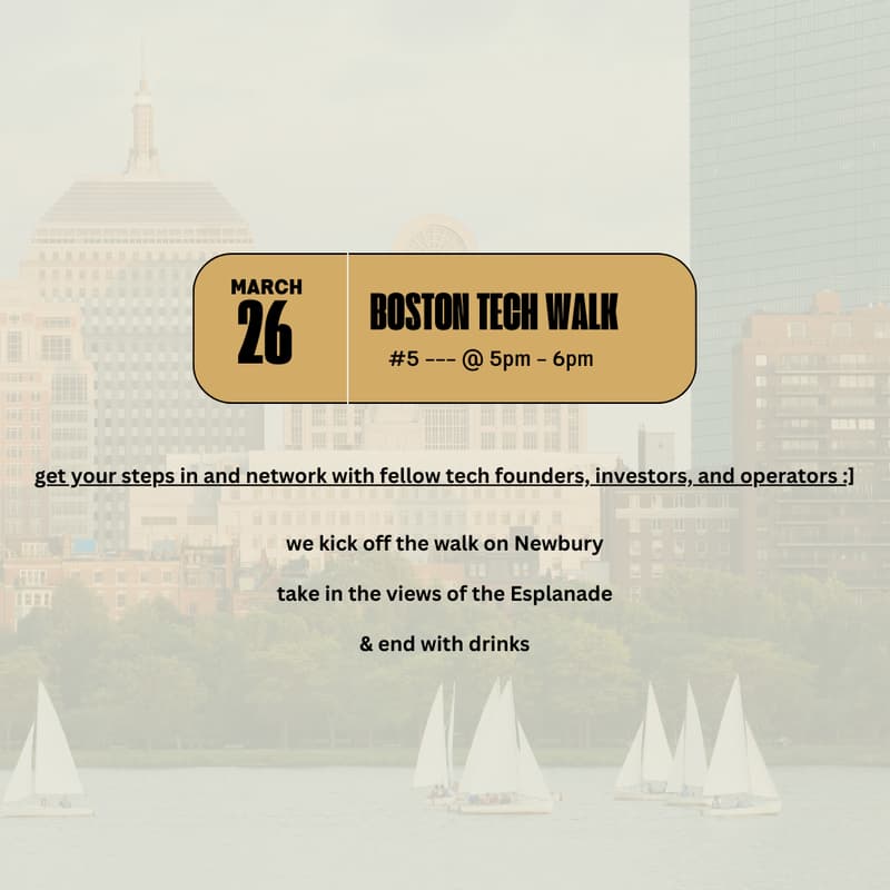 Cover Image for Boston Tech Walk #5