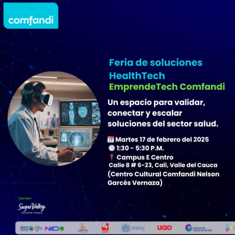 Cover Image for Feria de Soluciones | HealthTech EmprendeTech  Comfandi