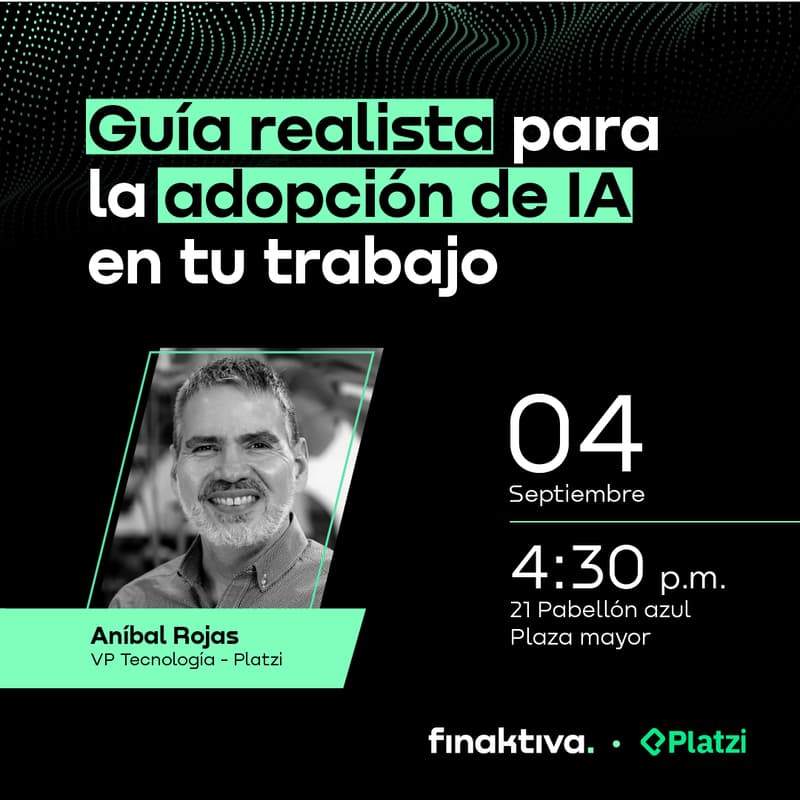 Foto de portada de CEC 2024 - Charla 2 - Anibal Rojas - VP Tecnología Platzi