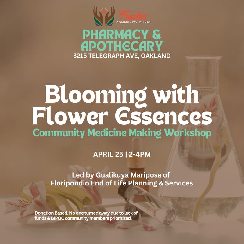Cover Image for Community Medicine Making: Blooming with Flower Essences w/ Gualikuya Mariposa