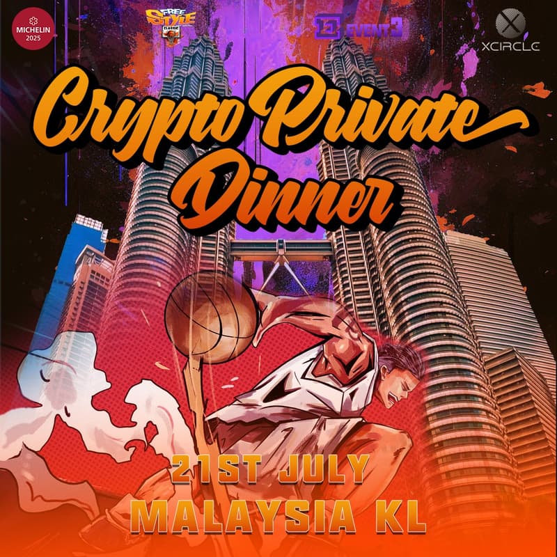 Cover Image for FreeStyle Classic X Event3:Crypto Célèbre Michelin-starred Dinner in Malaysia