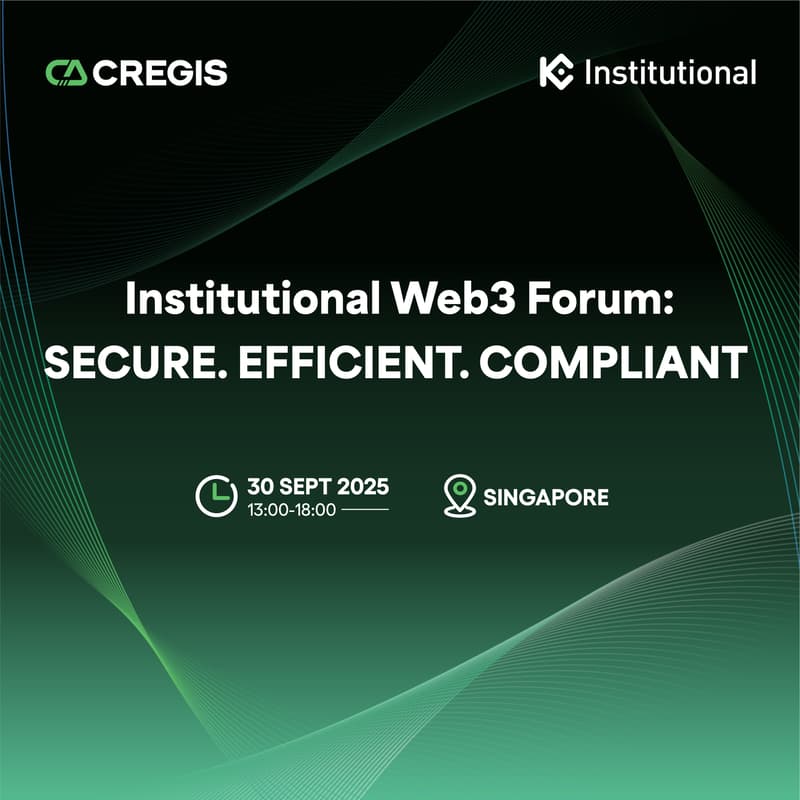 Cover Image for Cregis × KuCoin | Institutional Web3 Forum: Secure. Efficient. Compliant