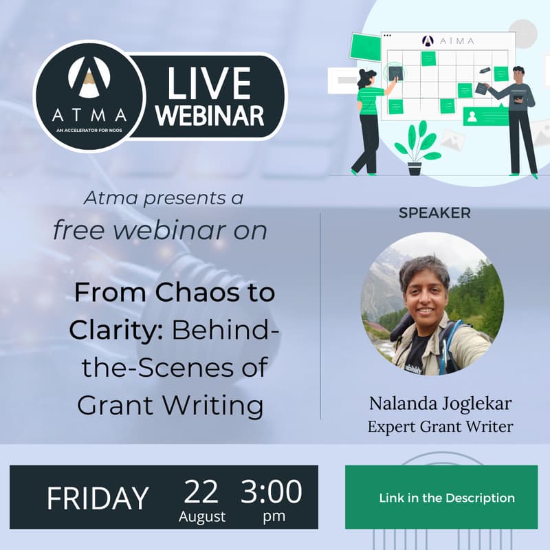 Cover Image for Atma Webinar: Behind-the-Scenes of Grant Writing