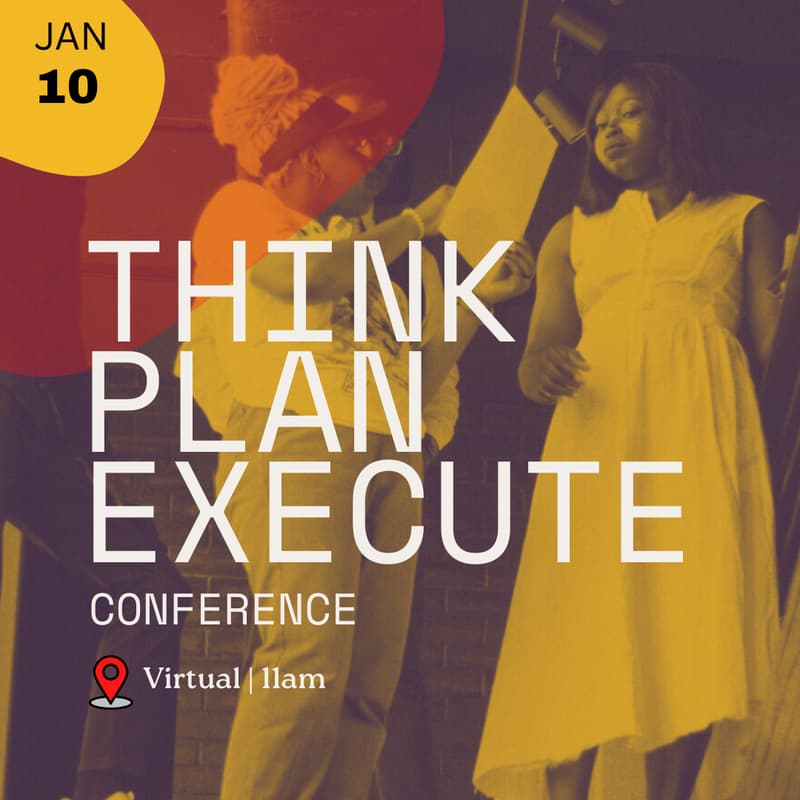 Cover Image for Think Plan Execute Conference