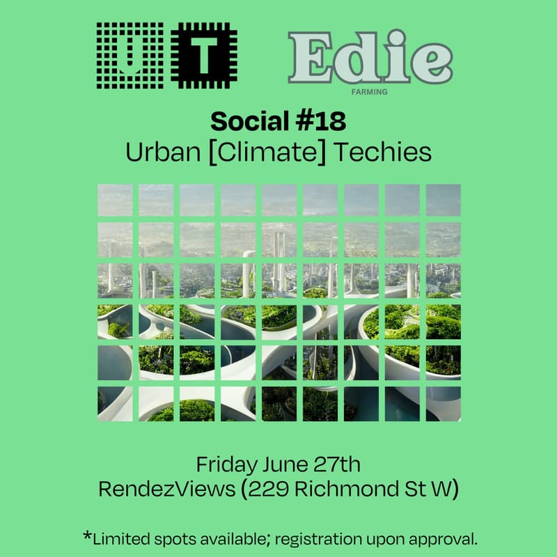 Cover Image for Urban [Climate] Techies Social with Edie Farming
