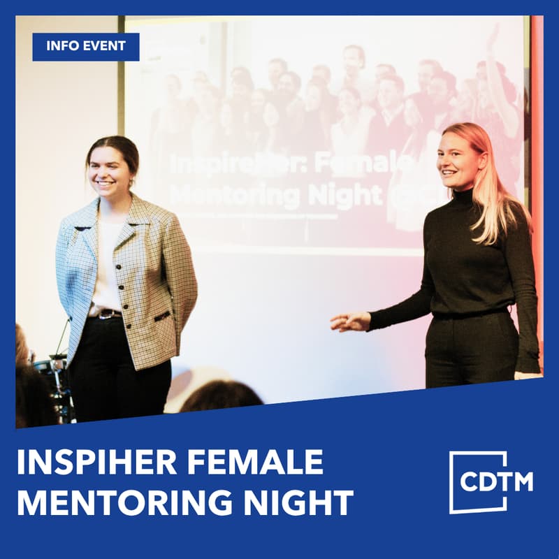 Cover Image for InspiHer: Female Mentoring Night @ CDTM