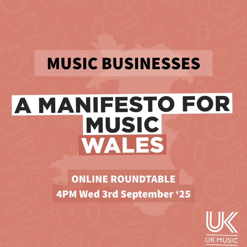 Cover Image for A Manifesto for Music -Wales - roundtable discussion Music Businesses