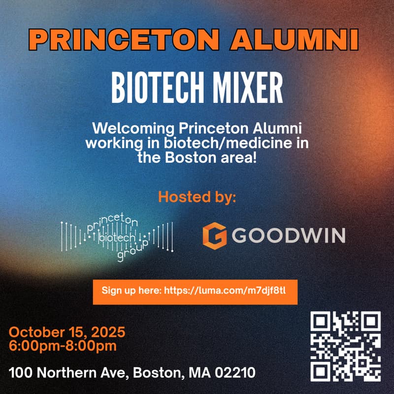 Cover Image for Princeton Alumni Biotech Mixer