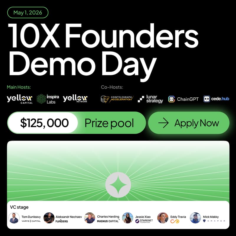 Cover Image for 10X Founders Demo Day: Inspira Labs <> Yellow Capital