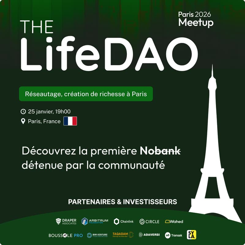 Cover Image for The LifeDAO Meetup – Édition Paris