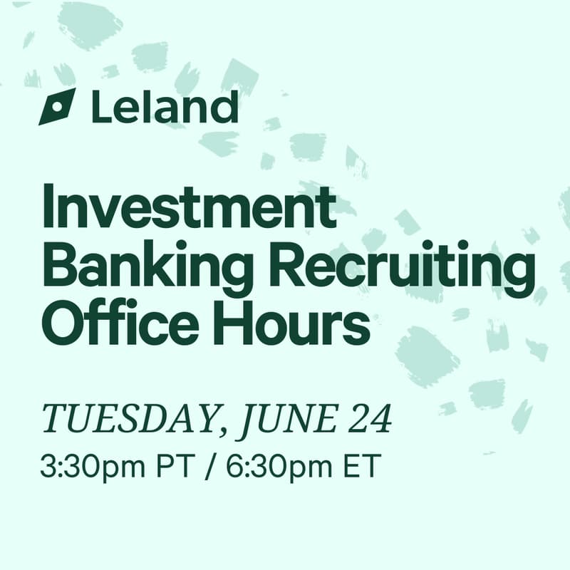 Cover Image for Investment Banking Recruiting Office Hours